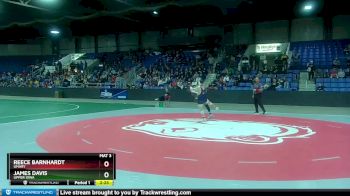 133 lbs Quarterfinal - Reece Barnhardt, UMary vs James Davis, Upper Iowa