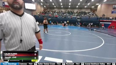 285 lbs Round 3 - Tranel Love, Catoosa vs Caleb Flores, Dripping Springs