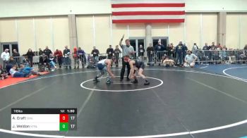 116 lbs Prelims - Austin Craft, Scorpions Dynasty No Limit MS vs Jack Weldon, Malvern Silver MS