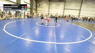 92 lbs Round 5 (4pm Saturday) - Cruz Evans, Untouchables, MN vs Cashton Treuthardt, Nebraska Elite