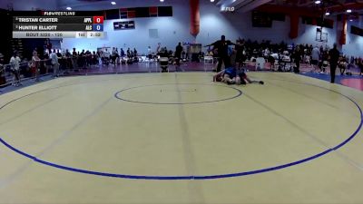 120 lbs Semifinal - Tristan Carter, Virginia Team Predator vs Hunter Elliott, Alchemy