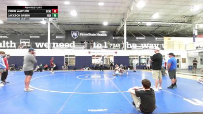 147 lbs Rr Rnd 2 - Colin Walther, Blue Knights Alpha vs Jackson Green, Journeymen Wrestling Red - HSC