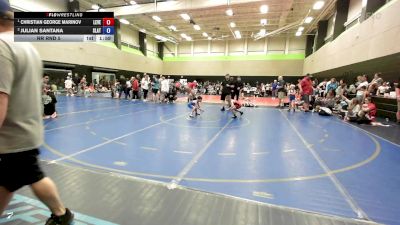 53 lbs Rr Rnd 5 - Christian George Marinov, Level Up Wrestling Center vs Julian Santana, Slate Wrestling Academy