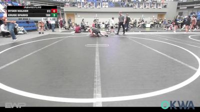 100-105 lbs Rr Rnd 1 - Ryder Walker, Hinton Takedown Club vs Kruse Sparks, Tonkawa Takedown Club
