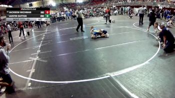 59 lbs Champ. Round 1 - Austin Sutton, Wahoo Wrestling Club vs Jackson Wichman, Norris Wrestling Club