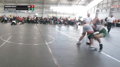 132 lbs Quarterfinal - Parker Saley, Green / Old Hickory vs Ian Sonogan, GLENOAK