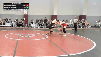 165 lbs Consi Of 8 #2 - John Martin Best, Maryland vs Anthony Conetta, Appalachian State