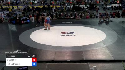 190 lbs Rnd Of 32 - Carter Lueck, WI vs Zakary McPhee, MN