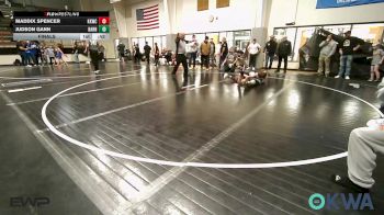 80 lbs Final - Maddix Spencer, Keystone Kids Wrestling Club vs Judson Gann, Barnsdall Youth Wrestling