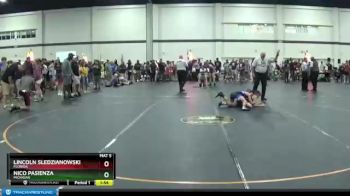 98 lbs Champ. Round 1 - Nico Pasienza, Michigan vs Lincoln Sledzianowski, Florida