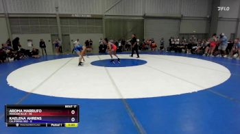 110 lbs Semis & 3rd Wb (16 Team) - Aroma Marrufo, Missouri Blue vs Kaelena Ahrens, California Red