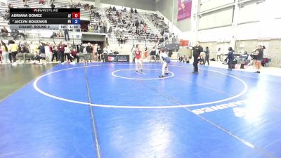 U20 Women - 50 lbs Champ. Round 3 - Adriana Gomez, AZ vs Jaclyn Bouzakis, PA