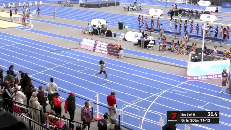 High School Girls' 200m, Finals 4 - Age 11-12