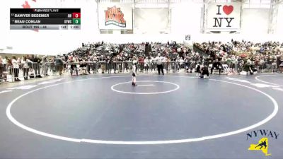 44 lbs Champ. Round 1 - Sawyer Besemer, Anarchy Wrestling vs Beau Conlan, Guilderland Youth Wrestling Club
