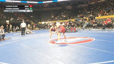 144 Class 2 lbs Cons. Round 1 - Korben Warner, Dexter vs Carson Roark, Moberly