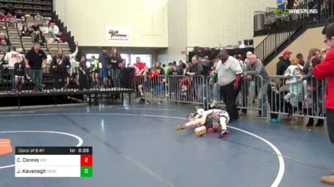 68 lbs Consi Of 8 #1 - Chris Dennis, Red Hawk vs Justin Kavanagh, Perry Hall Punishers