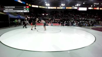 6A 285 lbs Quarterfinal - Oliver Byrns, Capital vs Seth Mann, Thunder Ridge