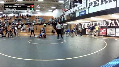 150 lbs 3rd Place Match - De`Mier Hamilton, Canton McKinley vs Travis Latta, Brunswick