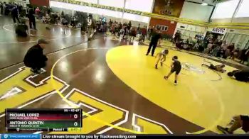 62 lbs Round 1 - Michael Lopez, Gold Rush Wrestling vs Antonio Quintin, Aniciete Training Club