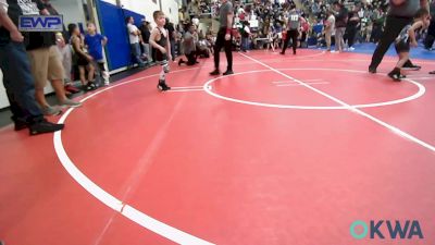 60 lbs Consi Of 4 - Maliyah Lopez, Rogue Warrior Wrestling vs Corbin Morrow, Wyandotte Youth Wrestling