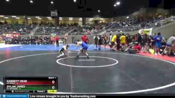106 lbs Quarterfinals (8 Team) - Dylan James, 6A Newberg vs Garrett Head, 6A Sandy
