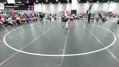 215 lbs Christian Mertz, North Dakota vs Guy Fraley, Wisconsin Blue