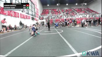 80-84 lbs Rr Rnd 1 - Carson Reisman, Husky WC vs Jackson Yount, Weatherford Youth Wrestling