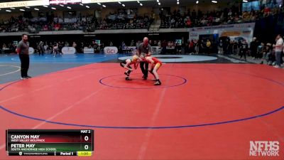 103 lbs 3rd Place Match - Peter May, South Anchorage High School vs Canyon May, West Valley Wolfpack