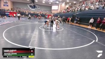 132 lbs Cons. Round 2 - Nathan Adams, North DeSoto vs Hagen Shipley, Dripping Springs