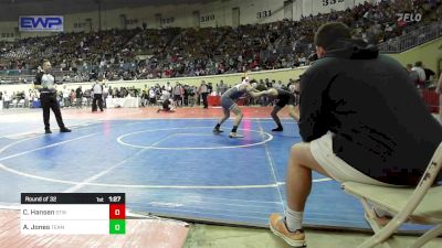 130 lbs Round Of 32 - Cooper Hansen, Stillwater vs Ashton Jones, Team Choctaw