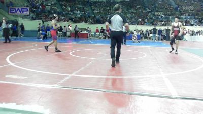 120 lbs Round Of 64 - Max Lopez, Mustang Middle School vs Aaron Woods, Mary Golda Ross Middle School