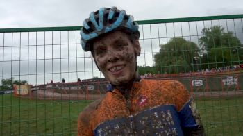 Clara Honsinger On A Very Muddy Waterloo Course