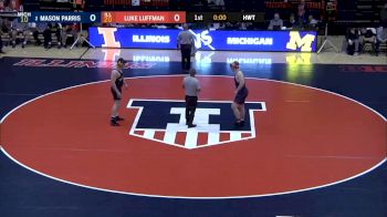 285lbs Match: Mason Parris, Michigan vs Luke Luffman, Illinois