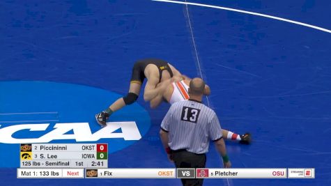 125 S, Nick Piccininni, OSU Vs Spencer Lee, Iowa