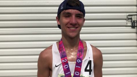 Tanner Henderson wins 17-18 M Steeple