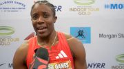 Danielle Williams Reacts After Winning the 60m Hurdles | 2026 Millrose Games