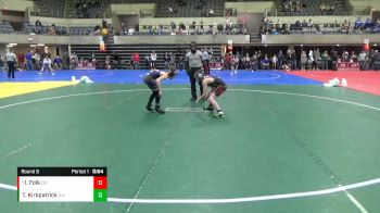 85 lbs Round 5 - Isaac Folk, Dakota Boyz vs Tate Kirkpatrick, Grynd Wrestling