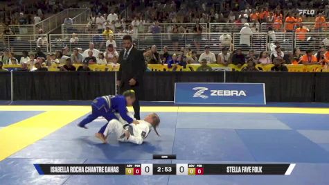 Stella Faye Folk vs Isabella Rocha Chantre Dahas 2025 Pan Kids Jiu-Jitsu IBJJF Championship