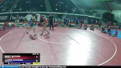 195 lbs Placement (16 Team) - Brody Buzzard, Oregon 2 vs Camden Roofener, Oregon 1