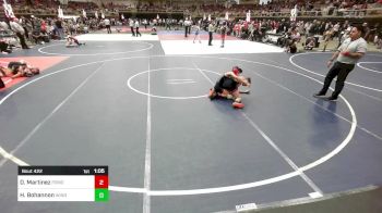 88 lbs Semifinal - Davien Martinez, Pomona Elite WC vs Hayden Bohannon, Windy City Wrestlers