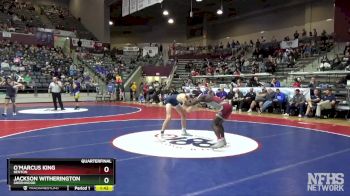 5A 138 lbs Quarterfinal - O`marcus King, Benton vs Jackson Witherington, Greenwood