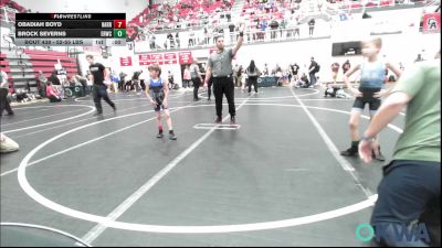 37 lbs 3rd Place - Jociana Martinez, Tuttle Wrestling vs Owen Harader, Ponca City Wildcat Wrestling