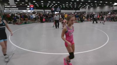 100 lbs Cons. Sub-quarters - Jenna Greer, Bad Karma Wrestling Club vs Reese Miller, Iowa