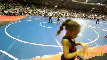 55 lbs Quarterfinal - Penelope Zuniga, Socal Grappling Club vs Harper Sampson, Coweta Tiger Wrestling