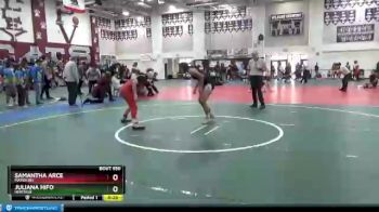150 lbs Cons. Semi - Samantha Arce, Mater Dei vs Juliana Hifo, Heritage