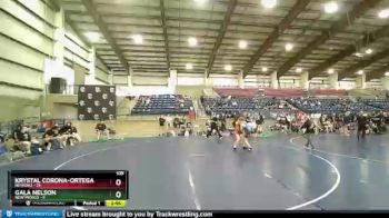 105 lbs Round 3 (10 Team) - Krystal Corona-Ortega, NEVADA2 vs Gala Nelson, NEW MEXICO