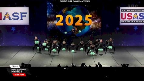 Pacific Elite Dance - Mystics [2025 Open Pom Finals] 2025 The Dance Worlds