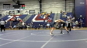 197 lbs Champ. Round 1 - Nicholas Vincent, Wvu Tech (W.Va.) vs Brandon Lively, Brewton-Parker (ga)