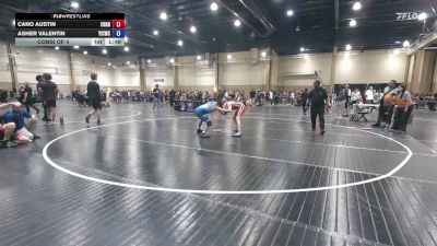 132 lbs Consi Of 4 - Cano Austin, Charlotte Hammerheads vs Asher Valentin, Youth Impact Center Wrestling Club