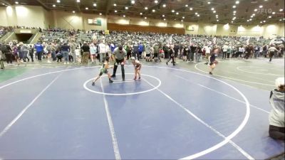 78 lbs Rr Rnd 1 - Roman Ayala, Madera WC vs Breeze Bennett, Greenwave Youth WC